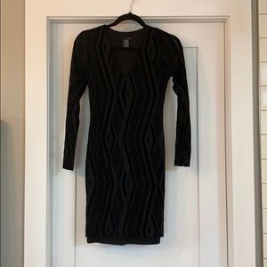 Aqua Bloomingdales Black Dress